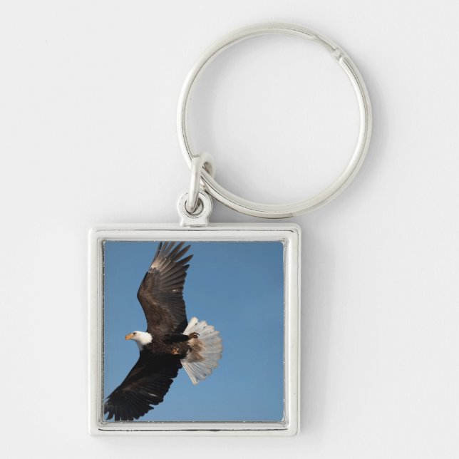Bald Adler im Flug Schlüsselanhänger (Vorne)