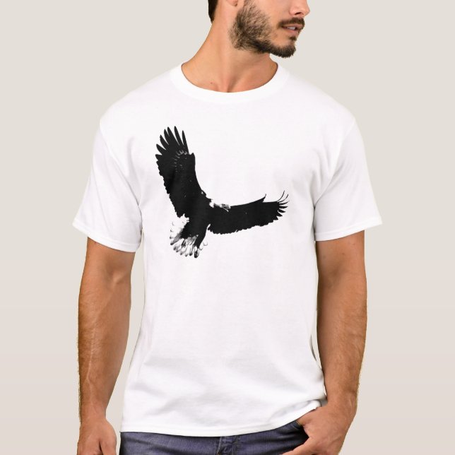 Bald Adler im Flug T-Shirt (Vorderseite)