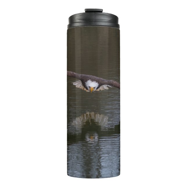 Bald Adler im Flug Thermosbecher (Vorderseite)
