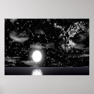 Bald Adler im Sternposter Poster