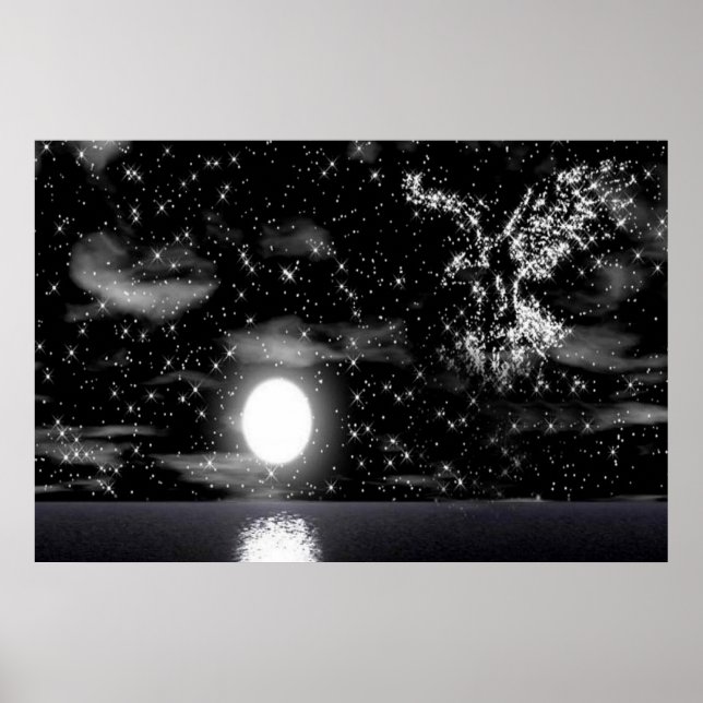 Bald Adler im Sternposter Poster (Vorne)