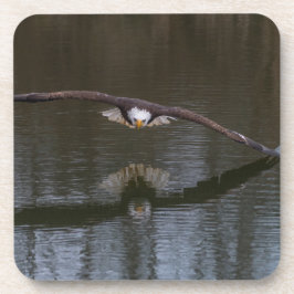 Bald Adler in Flight Beverage Coaster Getränkeuntersetzer