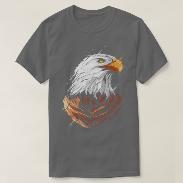 Bald-Adler-Leiter eines American Bald-Adlers T-Shirt (Design vorne)
