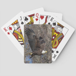 Bald-Adler mit Katfisch Spielkarten