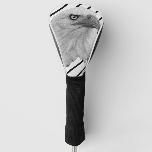 Bald-Adler-Ölfarbe, Golf Headcover (Vorderseite)