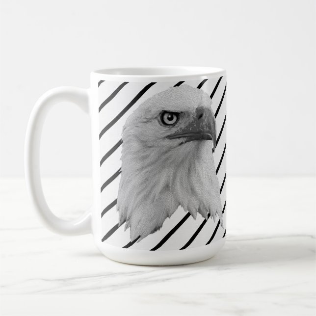 Bald-Adler-Ölfarbe, Kaffeetasse (Links)