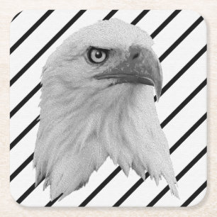 Bald-Adler-Ölfarbe, Rechteckiger Pappuntersetzer