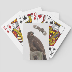 Bald-Adler (Stopp-Körper-Schläge bei mir) Spielkarten