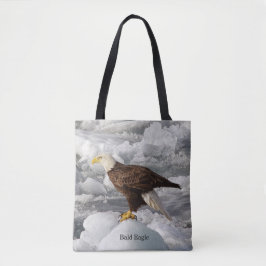 Bald-Adler über Totenbeutel Tasche