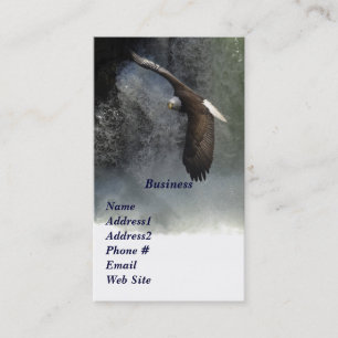 Bald Adler & Wasserfälle Business Cards Visitenkarte