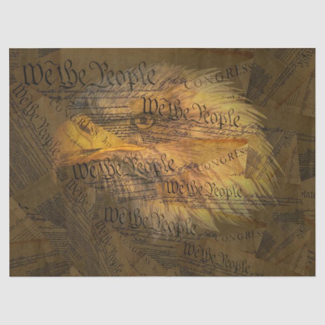 Bald Adler Wir die Volksverfassung Seidenpapier (Vorderseite)