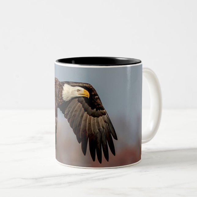 Bald-Adler Zweifarbige Tasse (VorderseiteRechts)