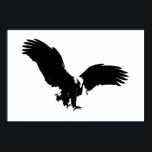 Bald American Eagle Poster Print BW Eagles Posters<br><div class="desc">Freedom & Courage Motivierend Adler Bilder Landing Eagle Poster Print - Black & White Eagles in Flight Poster</div>