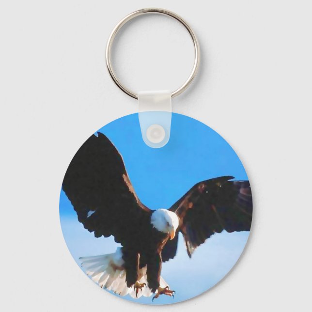 Bald American Eagle Schlüsselanhänger (Vorderseite)