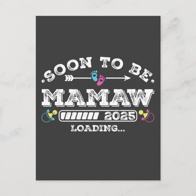 Bald auf Mamaw 2025 Postkarte (Vorderseite)