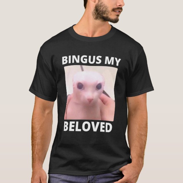 Bald Bingus meine geliebte haarlose Sphinx-Katze T-Shirt (Vorderseite)