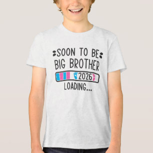Bald Bruder 2026 Schwangerschaftsankündigung wird Tri-Blend Shirt