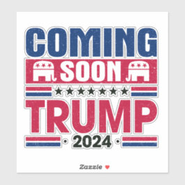 Bald darauf Trump 2024 Aufkleber