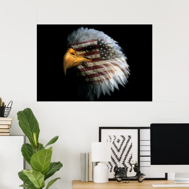 Bald Eagle 4 juillet affiche 6 (Bureau à domicile)