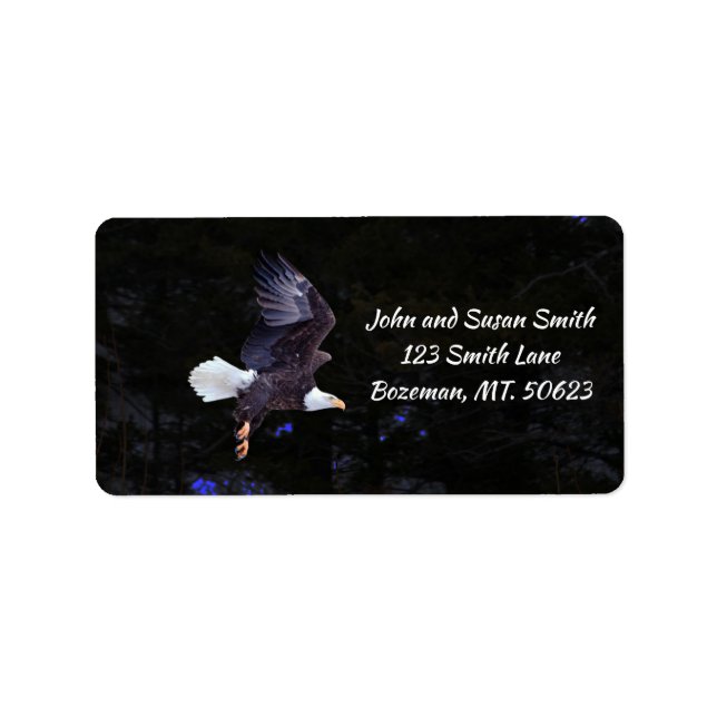 Bald Eagle Address Label Adressaufkleber (Vorne)
