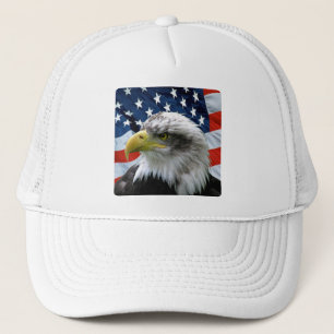Bald Eagle American Flag Truckerkappe