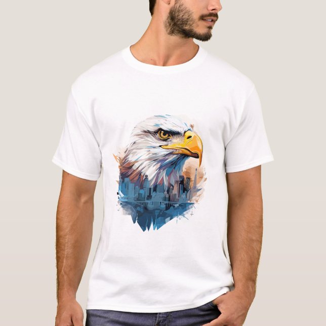 Bald Eagle Animal Beauty Nature Naturerlebnis T-Shirt (Vorderseite)