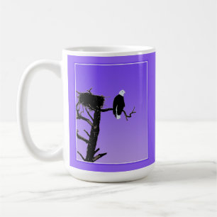 Bald Eagle at Sunset - Ursprüngliche Naturkunde Kaffeetasse