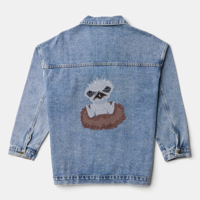 Bald Eagle Baby Jeansjacke (Rückseite)