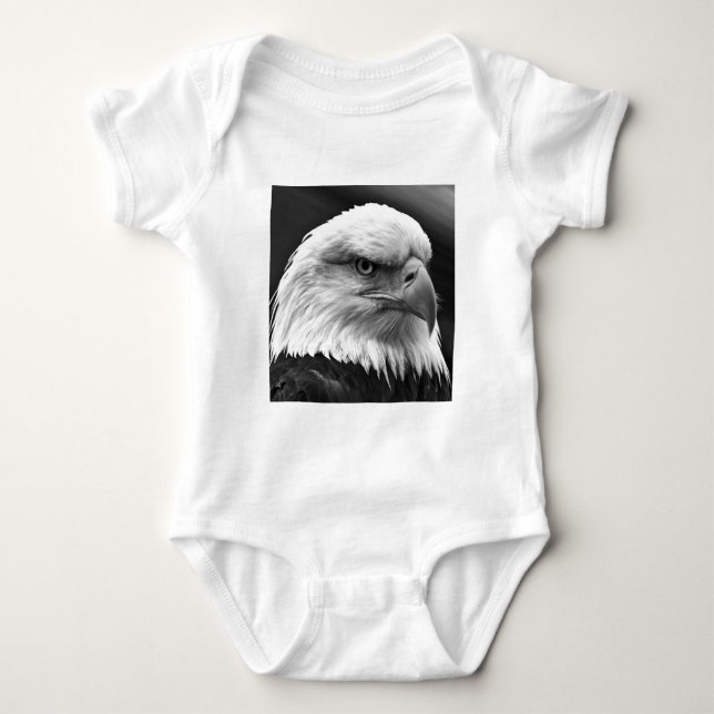 Bald Eagle Baby Strampler (Vorderseite)
