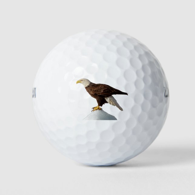 Bald Eagle balles de golf (Devant)