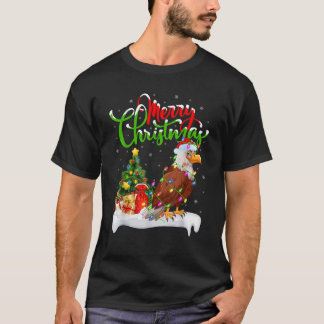 Bald Eagle Bird Lover Xmas Lighting Bald Eagle Chr T-Shirt