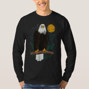 Bald Eagle Bird Motif Animal American Impressum Ea T-Shirt