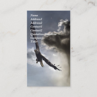 Bald Eagle Business Card Visitenkarte