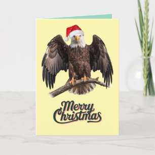 Bald Eagle Christmas Feiertagskarte
