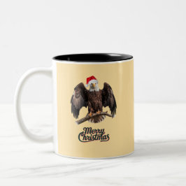 Bald Eagle Christmas Zweifarbige Tasse