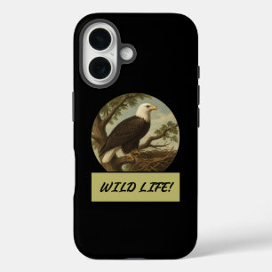 Bald Eagle Coque noir Mate coque iphone