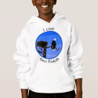 Bald Eagle en hiver - Art original de la faune