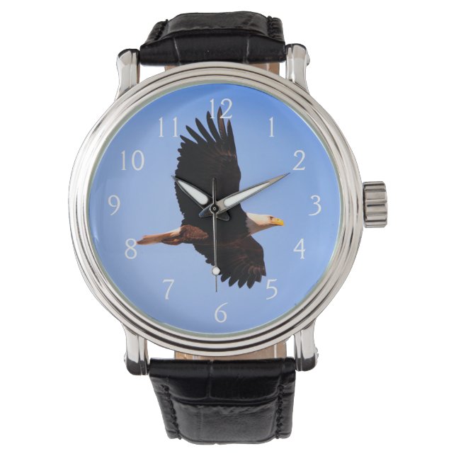 Bald Eagle Flight Armbanduhr (Vorderseite)