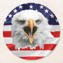 Bald Eagle gefällt patriotisches Geschenk