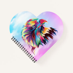 Bald Eagle Geometric Prismatic Design-80590 Notizbuch