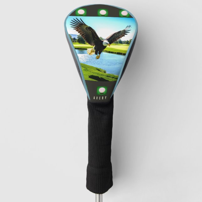 Bald Eagle -  Golf Headcover (Vorderseite)