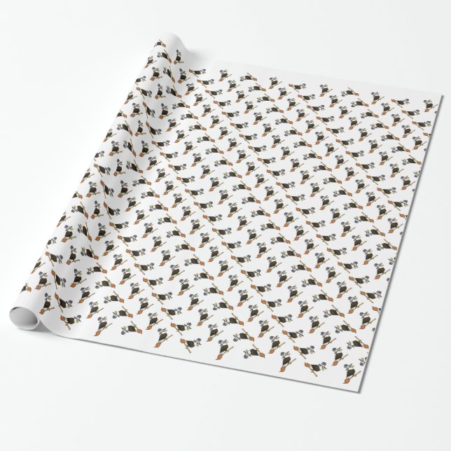 Bald Eagle Halloween Geschenkpapier (Ungerollt)