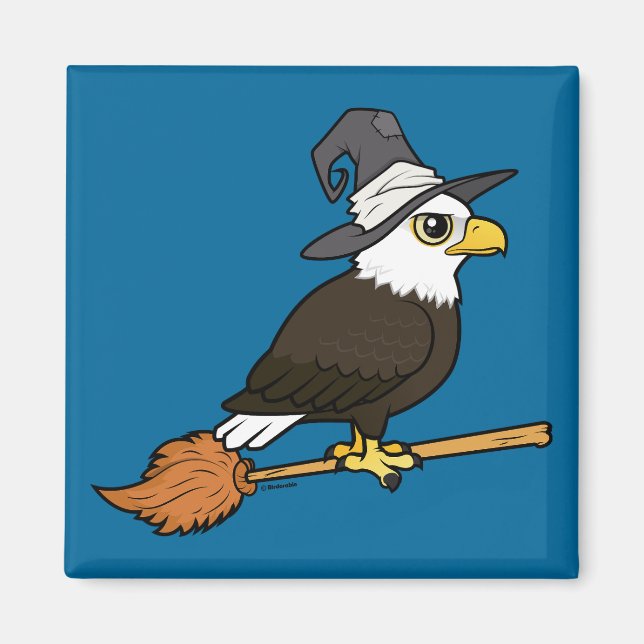 Bald Eagle Halloween Magnet (Vorne)