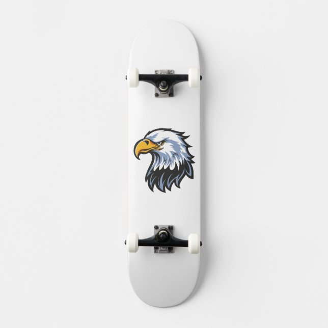 Bald Eagle Head Skateboard (Vorderseite)