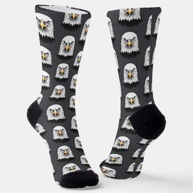Bald eagle head socken (Gewinkelt)