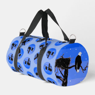 Bald Eagle im Winter - Original Wildlife Art Duffle Bag