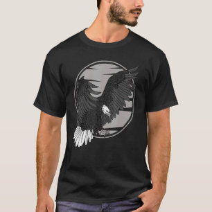 Bald Eagle Imprint Nordamerikanischer Patriotische T-Shirt
