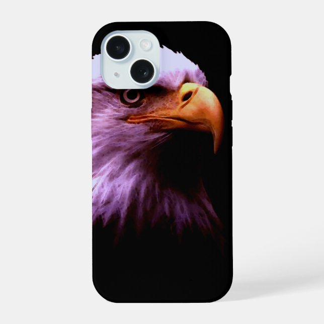 Bald Eagle iPhone 15 Hülle (Rückseite)