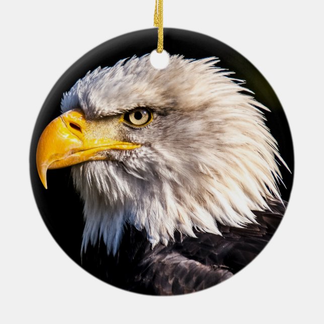 Bald Eagle Keramik Ornament (Hinten)