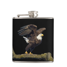 Bald Eagle Leap Flachmann